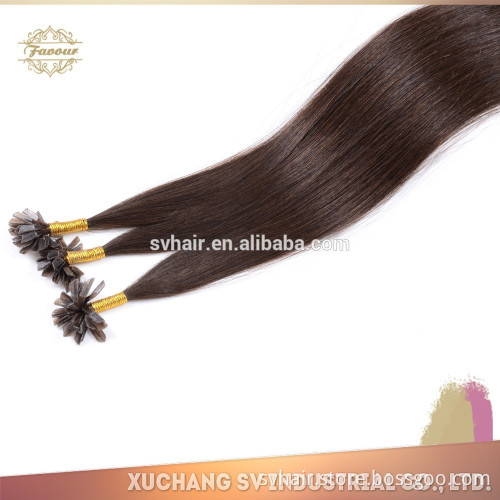 top quality I TIP human hair with long rope peruvian 6A Grade high quality nano ring hair extensions long lasting hair